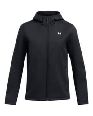 BLACK/ WHITE 1371595 women's coldgear infared shield 20 hooded jacket
