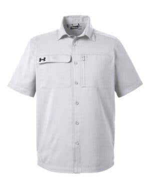 HALO GREY/ STEEL GREY Under armour 1351360 motivate coach woven shirt