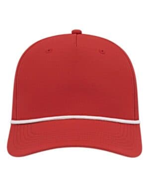 RED/ WHITE i7256 Cap america I7256 athletic rope cap