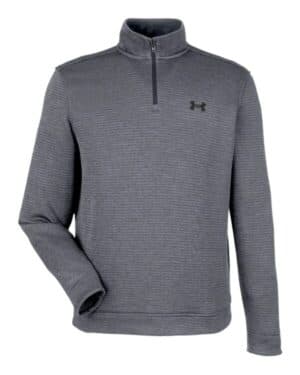 PITCH GREY/ BLACK Under armour 1373674 storm sweater fleece quarter-zip pullover