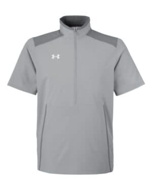 MOD GREY/ WHITE Under armour 1389612 motivate 30 short sleeve half-zip