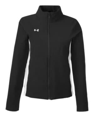 BLACK/ WHITE/ WHITE Under armour 1389661 women's rival stretch jacket