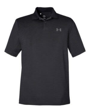 BLACK_001 Under armour 1377376 30 striped perf polo