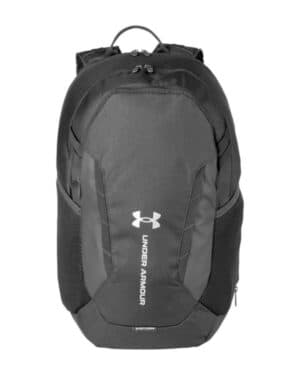 BLACK Under armour 1384673 hustle backpack 60