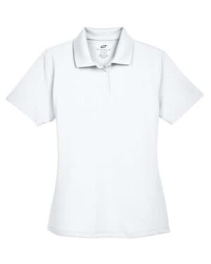 WHITE 8445L women's cool & dry stain-release performance polo