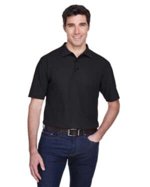 BLACK Ultraclub 8540 men's whisper piqu polo