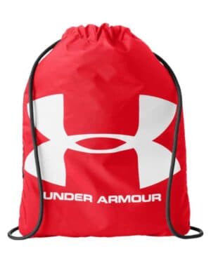 RED/ RED Under armour 1240539 ozsee sackpack drawstring bag