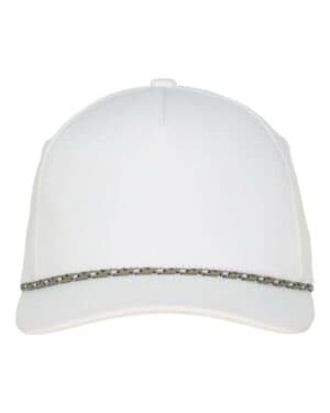 WHITE Outdoor cap OC550PF structured rope cap
