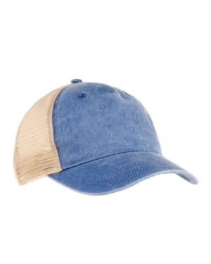 Authentic pigment AP1924 pigment-dyed trucker cap