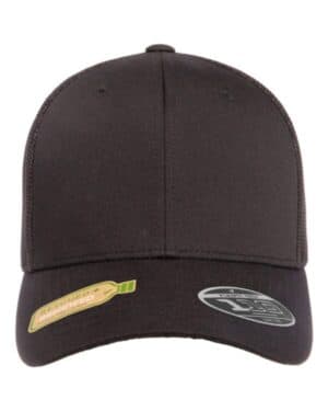 BLACK Flexfit 110R 110 recycled mesh cap