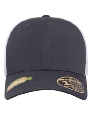 CHARCOAL/ WHITE Flexfit 110R 110 recycled mesh cap