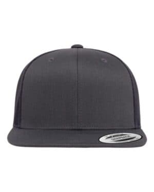 CHARCOAL Yp classics 6609 retro high profile trucker cap