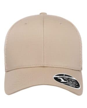 KHAKI Flexfit 110M 110 mesh-back cap