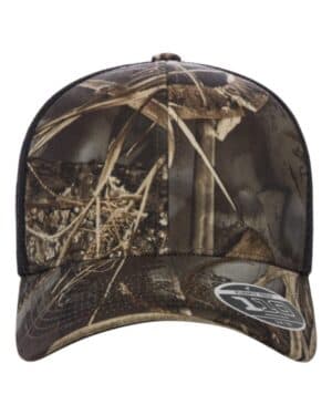 REALTREE MAX7/ BROWN Flexfit 110M 110 mesh-back cap