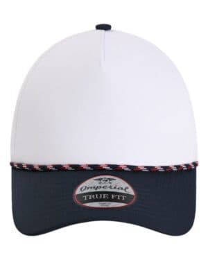 WHITE/ NAVY/ NAVY/ RED/ WHITE Imperial 5054 the wrightson cap