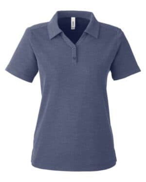CLASSIC NAVY HEATHER Core365 CE112W women's fusion chromasoft pique polo