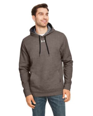 CRBN HT/ GRY_091 Under armour 1300123 men's hustle pullover hooded sweatshirt