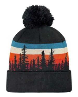 LODGEPOLE/ BLACK Locale GRNDSR grand recycled beanie