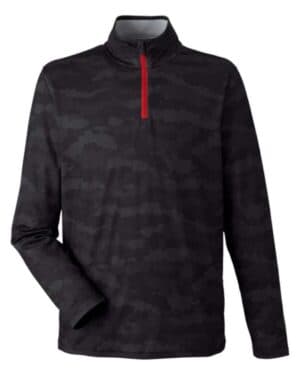 PUMA BLACK Puma golf 599440 volition flanked quarter-zip pullover