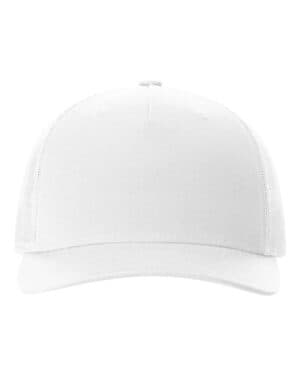 WHITE Richardson 112FP five-panel trucker cap