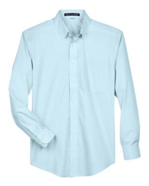 CRYSTAL BLUE D620 men's crown collection broadcloth woven dress shirt
