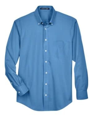 FRENCH BLUE D620 men's crown collection broadcloth woven dress shirt