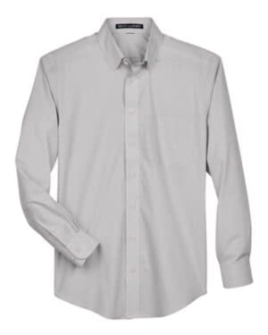 SILVER D620 men's crown collection broadcloth woven dress shirt