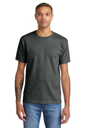 HEATHER CHARCOAL 1301 american apparel unisex heavyweight t-shirt