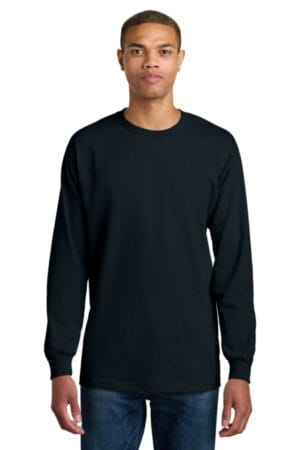 TRUE NAVY 1304 american apparel heavyweight unisex long sleeve t-shirt