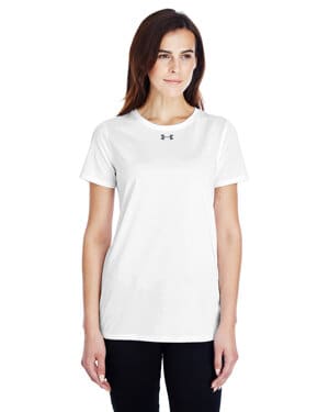 WHITE/ GRAPH _100 Under armour 1305510 ladies' locker 20 t-shirt