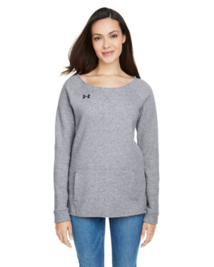 1305784 ladies' hustle fleece crewneck sweatshirt
