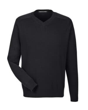 BLACK Devon & jones D475 men's v-neck sweater