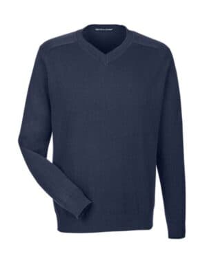 NAVY Devon & jones D475 men's v-neck sweater