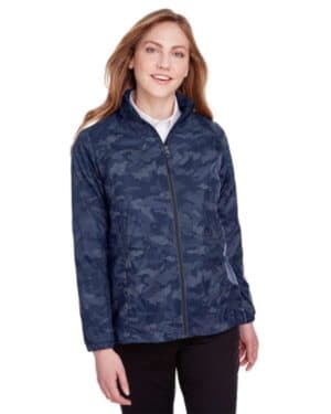 CLASSIC NAVY/ CARBON NE711W women's rotate reflective soft shell jacket