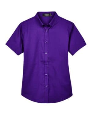 CAMPUS PURPLE Core365 78194 women's optimum short sleeve twill shirt
