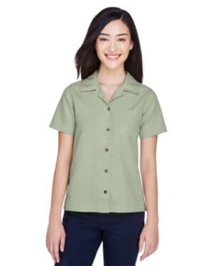 SAGE Ultraclub 8981 women's cabana breeze camp shirt