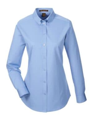INDUSTRY BLUE M581W women's foundation cotton twill shirt with teflon