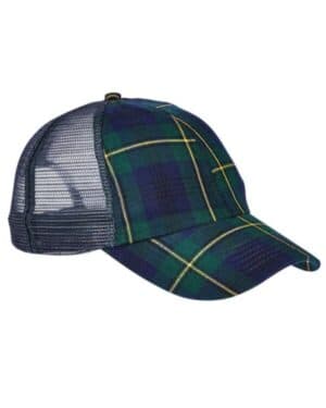 FOREST/ NAVY PLAID Adams headwear VB101 vibe cap
