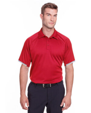 RED _600 Under armour 1343102 men's corporate rival polo