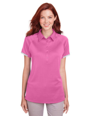 PINK EDGE _659 Under armour 1343675 ladies' corporate rival polo