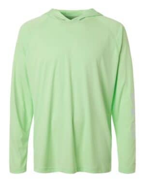 KEY WEST/ COOL GREY KEY WEST/ COOL GREY 212482 men's pfg terminal tackle hooded long sleeve t-shirt