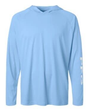 WHITE CAP/ WHITE WHITE CAP/ WHITE 212482 men's pfg terminal tackle hooded long sleeve t-shirt