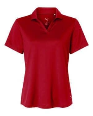 STRONG RED Puma golf 631050 women's icon polo 20