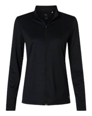 PUMA BLACK PUMA BLACK Puma golf 631052 women's icon 20 full-zip