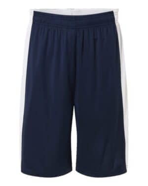 SPORT DARK NAVY/ WHITE Team 365 TT115B unisex zone performance reversible shorts