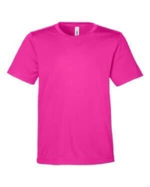 BRIGHT MAGENTA Core365 CE10Y youth capital performance t-shirt