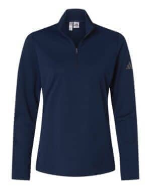 COLLEGIATE NAVY COLLEGIATE NAVY Adidas A400 women's lightweight quarter-zip pullover