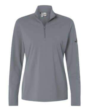 GREY THREE GREY THREE Adidas A400 women's lightweight quarter-zip pullover