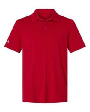 POWER RED Adidas A514 men's ultimate365 solid polo