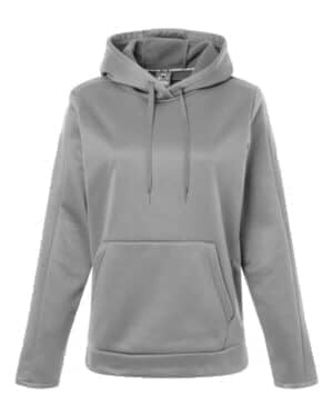 MOD GREY/ WHITE MOD GREY/ WHITE 6010943 women's armour fleece pro hooded sweatshirt